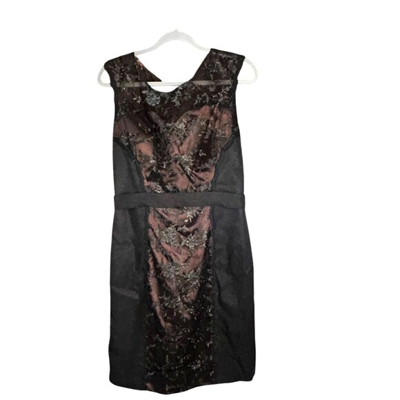 JJs House Satin with Lace Embroidered Sleeveless‎ Dress Size 10 NWT Vampire - Picture 4 of 9